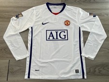 Size XL - Cristiano Ronaldo #7 2008-09 Manchester United Nike Away LS Jersey