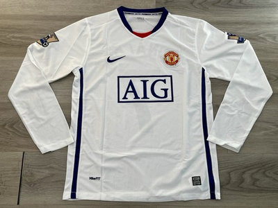 #ad Size XL Cristiano Ronaldo #7 2008 09 Manchester United Nike Away LS Jersey $49.99