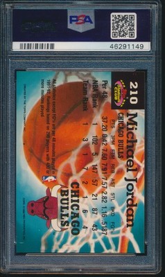 PSA 10 MICHAEL JORDAN 1992-93 Topps Stadium Club Members Only #210