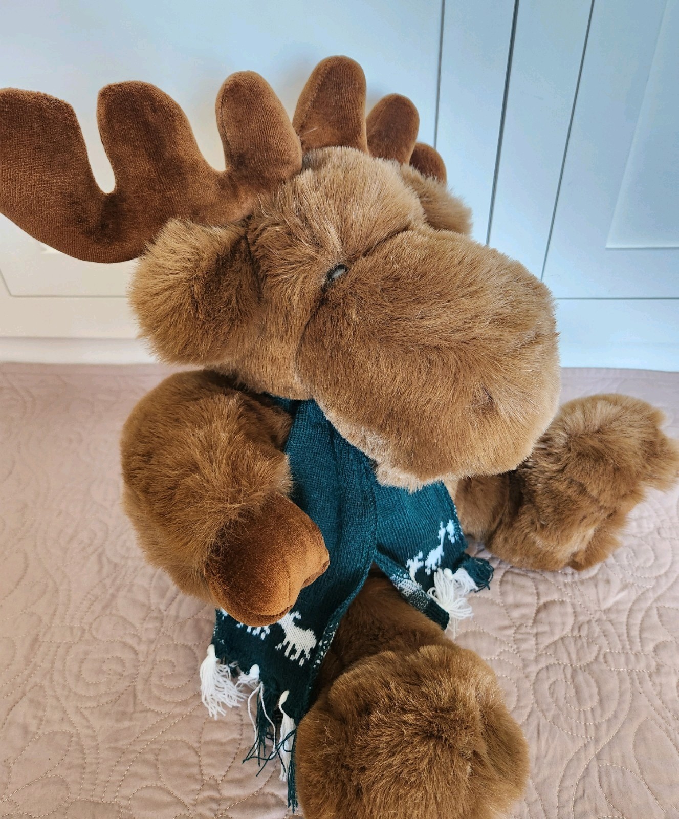 NWOT Vtg Bullocks PLUSH MOOSE 16" Northern Exposure 1990 TV Show Macy's