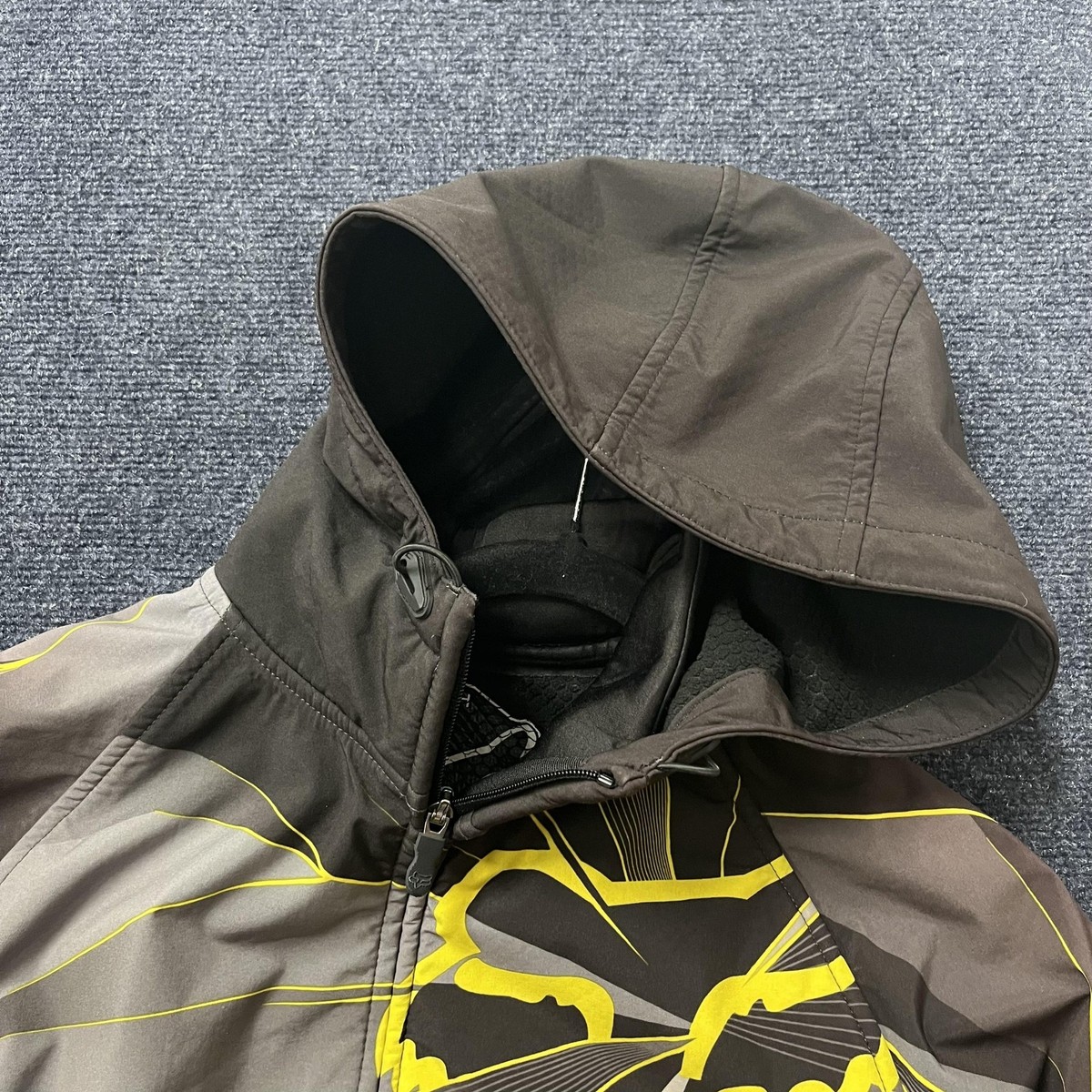 Fox Racing Fox Tech Bionic Jacket Mens Medium Gray Hooded