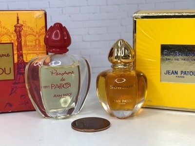 Rare Lot of 2 Jean Patou *MINI* Perfumes Sublime EDP 4 ml & Pan Ame EDT 5 ml NIB