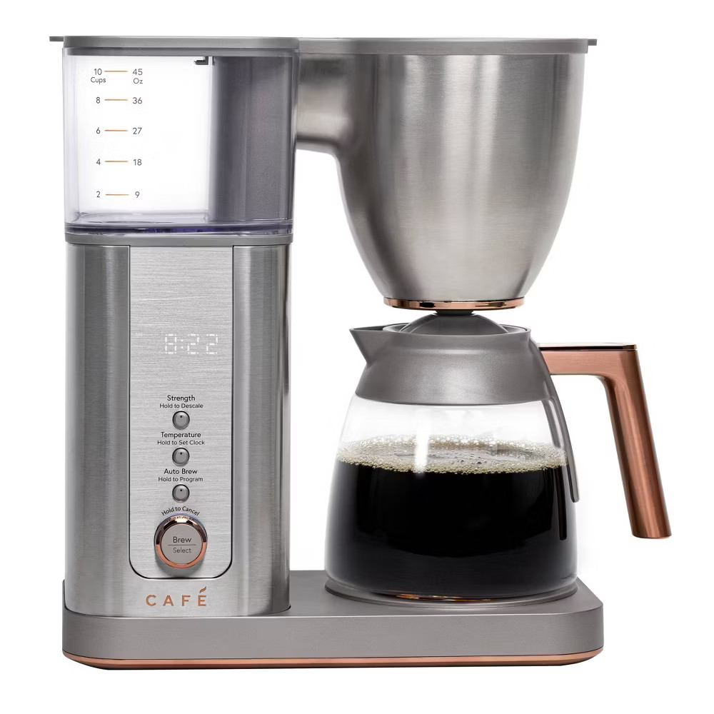 With Glass Carafe Stainless Steel: