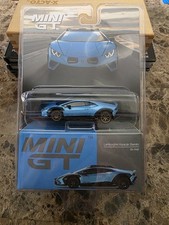 CHASE Mini GT 1:64 Lamborghini Hurac n Sterrato Blu Aegir Diecast Car MGT00807