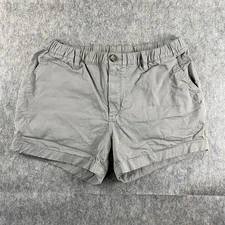Chubbies Shorts Men's Large Gray 4" Inseam Preppy Stretch Elastic Waist Pockets