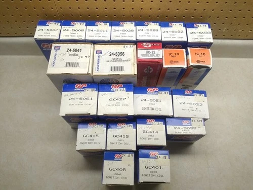 VTG NOS Ignition Coils Lot Of (22), GP Sorensen, Made In USA!! Resellers Look QQ