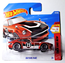 Hot Wheels - Datsun 240Z - scheda corta - Allora e ora 2026 - JJJ38