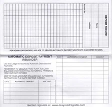 12 Check Registers for Personal Checkbook - Checkbook Ledger Transaction Regi...