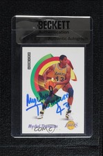 BAS 1991-92 Skybox Mychal Thompson #142 Seal of Authenticity Auto 3c7
