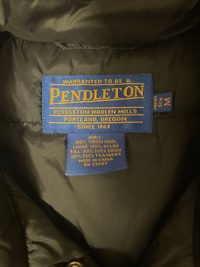 Pendleton Native Pattern Down Vest Southwestern O… - image 2