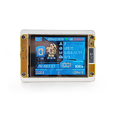 NMMiner NerdMiner NM V2 1000Kh/S Crypto Lottery Miner 2.8'' Smart Display