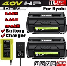 2PACK 10.0Ah Battery For Ryobi 40 Volt Lithium OP4050 OP40602 OP40261 OP4060 NEW