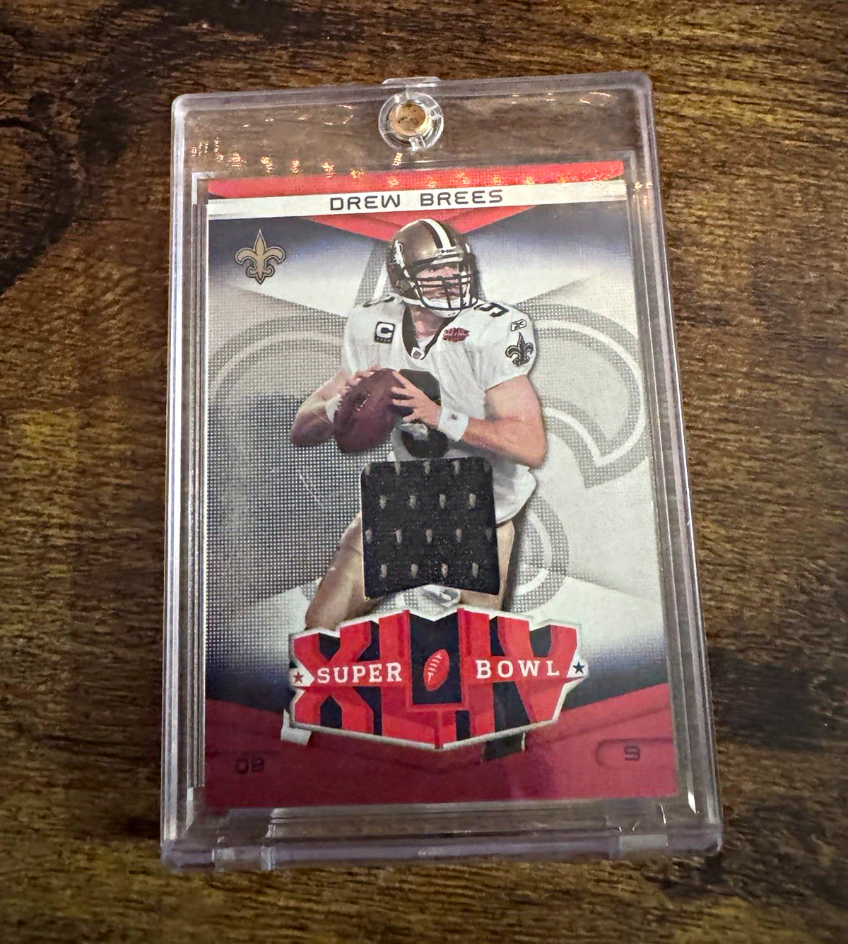 Panini 2010 Donruss Elite Super Bowl XLIV Drew Brees Saints #6 Materials /299