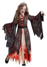 Zombie Princess Kid's Costume XL
