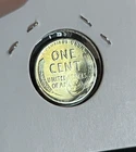 1943-D Lincoln Steel Wheat Cent Struck Through Error?