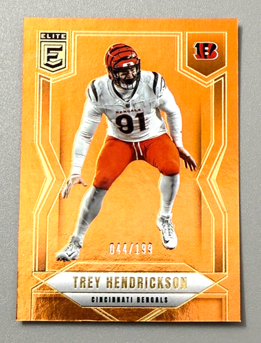 2025 Donruss Elite Trey Hendrickson Orange /199 Bengals
