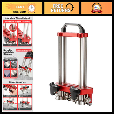 2 Station Sheet Metal Roller Bender, Portable Metal Roofing Tool, 0-100° Bend Ra