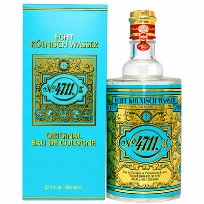 ECHT KOLNISCH WASSER No 4711  EAU DE COLOGNE 27 Oz  800 ml