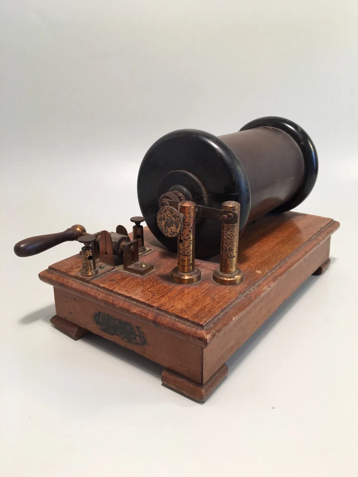 Ruhmkorff Funkeninduktor / Ferd. Ernecke Berlin / spark inductor / um 1900 - Bild 4 von 4