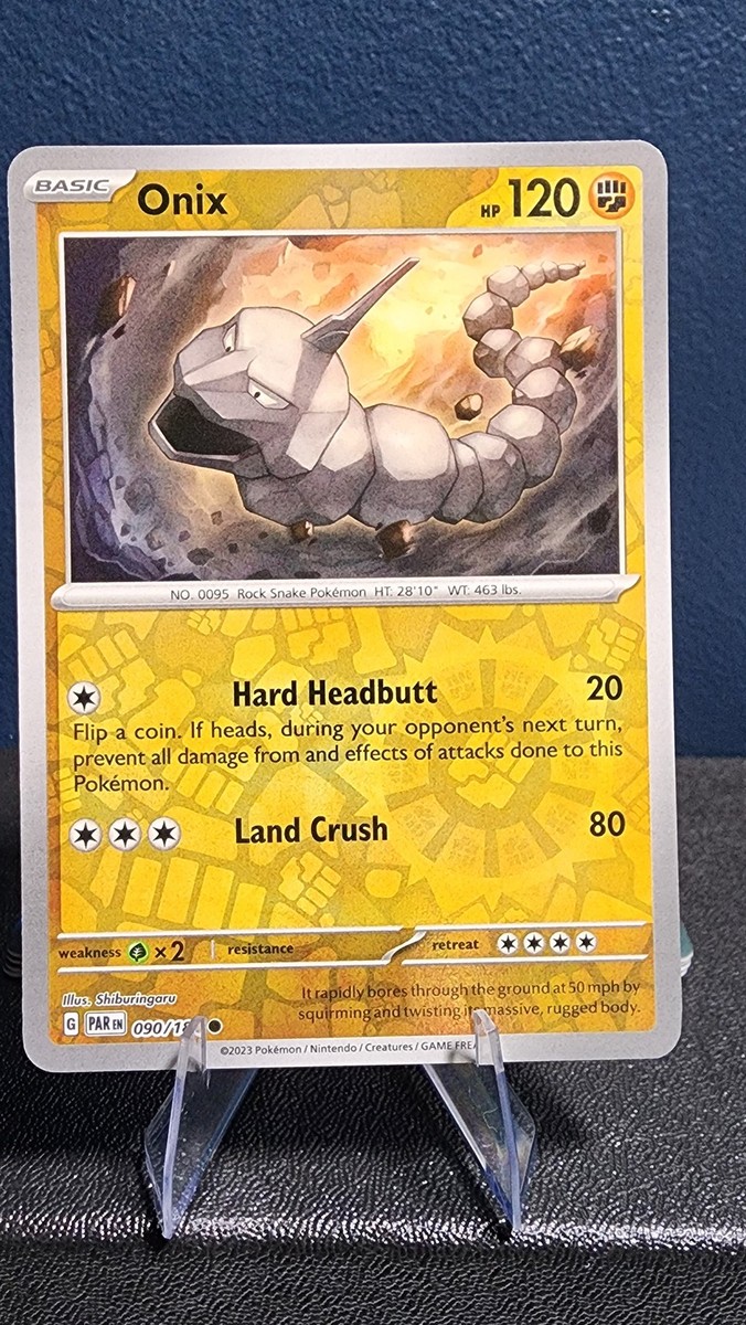 Onix Reverse Holo SV04: Paradox Rift 090/182 NM | eBay