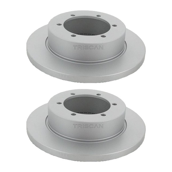 2 Bremsscheiben Voll Ø 280 Mm Triscan Passend FüR U.A. Nissan Cabstar-image