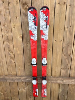 Alpine Downhill Snow Ski HEAD MONSTER 54'' Long Skis 137 cm with Bindings
