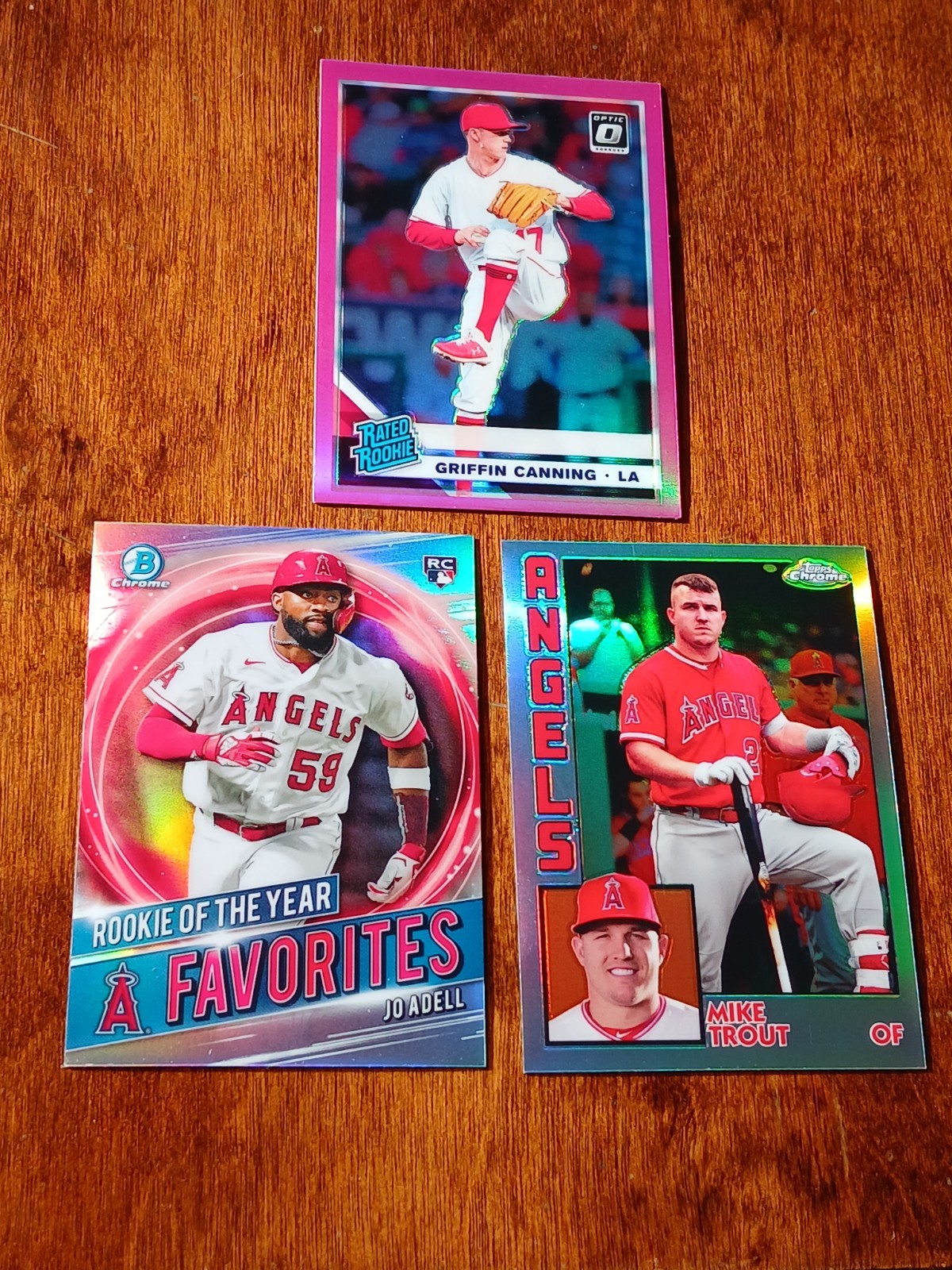 Ohtani Trout Pujols LOT x67 Bowman RC /50 Refractor Topps Chrome AUTO Angels MLB view 9