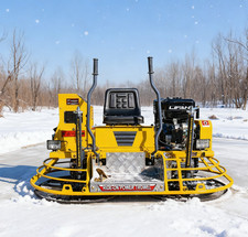 NJ Pick Up Concrete Ride On Trowel Machine 13HP Cement Road Surface Finisher