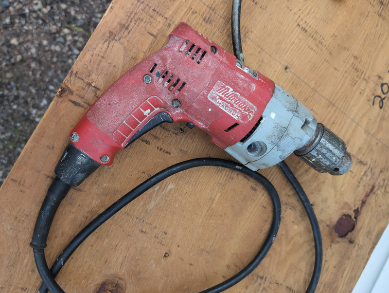 Milwaukee Magnum Hole Shooter 1/2" Electric Drill With Chuck Tested Works