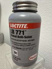 Loctite LB 771 Nickel Grade Anti-Seize 8oz 226mL Brush Top 235028 77124 10/25
