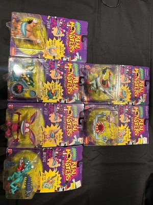 Ahh Real Monsters Set of 6  1995 Mattel Sealed dare to scare toys