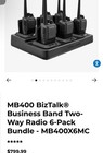 New ListingMb400 BizTalk Business Band Two-Way Radio 6-Pack Bundle
