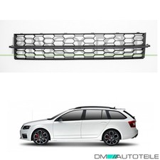 Stoßstangen Gitter Blende vorne mitte genarbt für Skoda Octavia III 5E3 Combi