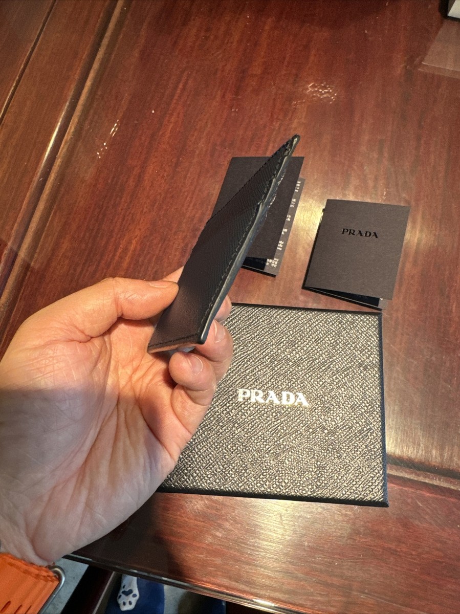 Men's Prada Saffiano Baltico (blue) + Color Holder Wallet 2MC223