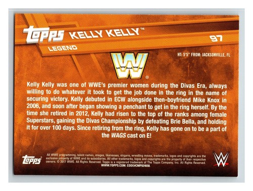 2017 Topps WWE w/ Inserts - Pick One - Fill Your Set - Picture 135 of 197