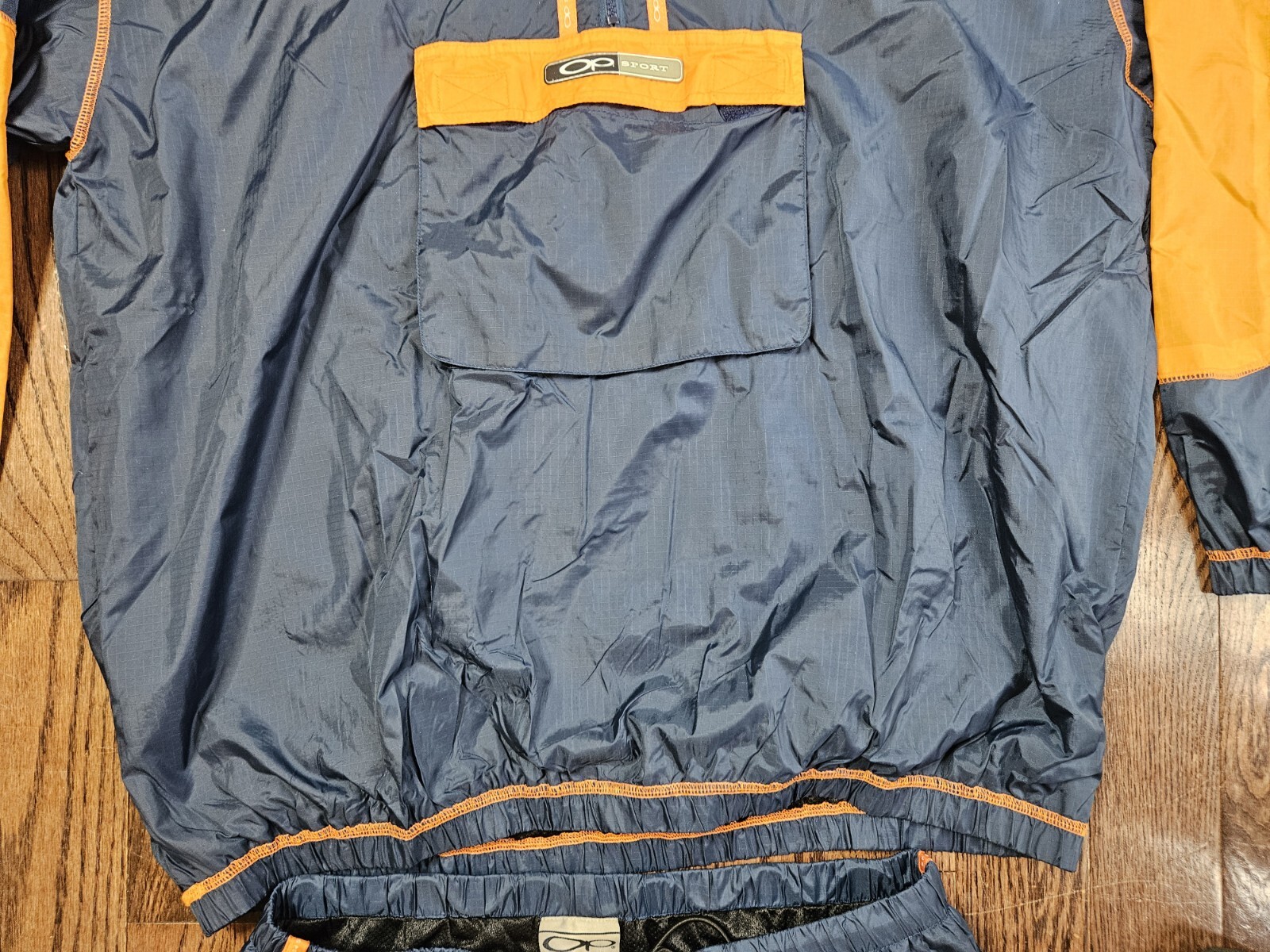 Vintage 90s Ocean Pacific OP  Windbreaker Track Suit Jacket Pants XL Blue Y2k image 9