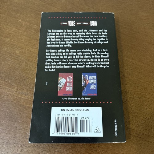 The Face on the Milk Carton, Whatever Happened to Janie, Voice on Radio Cooney - Picture 10 of 18