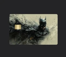 2 Premium Print Batman 5 Credit Debit Card Vinyl Skins Small Chip