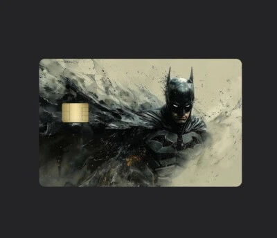 DLNQNT DESIGNS 2 Premium Print Batman 5 Credit Debit Card Vinyl Skins Small Chip