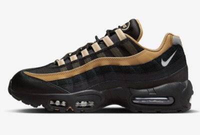 Nike Air Max 95 Black-Gold New Sneakers Size 7 DM0011-004 | eBay