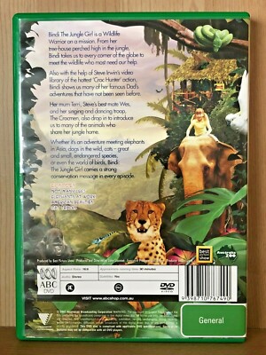 BINDI THE JUNGLE GIRL + STEVE IRWIN & THE CROCMEN ~ PAL DVD