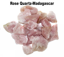 Natural Pink Rough Rose Quartz crystal mineral Geode chunks 1/2 Lb Lots Gemstone