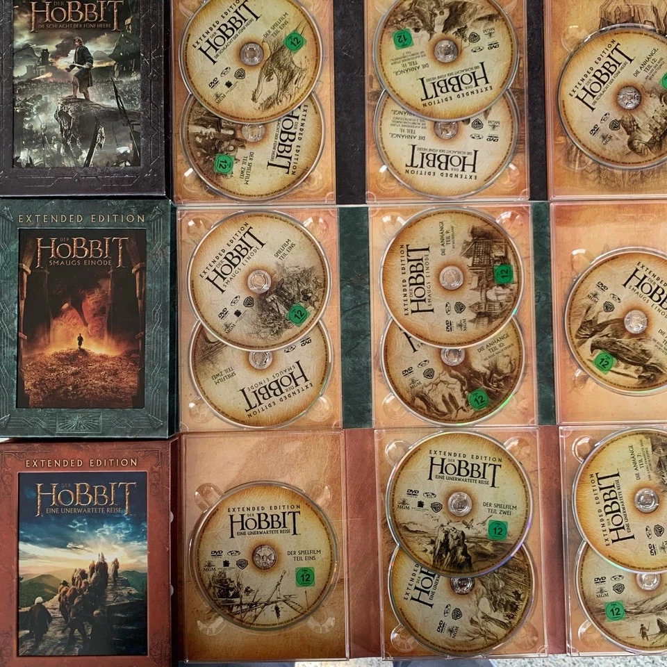 Die Hobbit- und Herr der Ringe-Trilogien - Extended Editionen 27-DVDs DVD - Bild 4 von 4