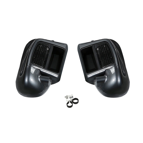 Lower Vented Fairings Fits For Harley Touring 2014-up Black Geometric Shape Fade