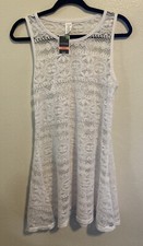 Womens Coverup Size Small/medium White Polyester