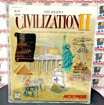 Sid Meier's Civilization 2 II IBM PC Macintosh Graded New Sealed VGA WATA CGC