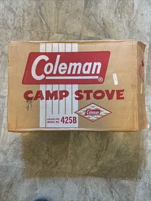 Vintage Coleman 2 Burner Camp Cook Stove Model 425B for sale 