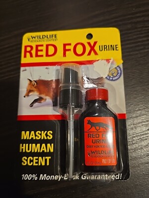 WILDLIFE - RED FOX URINE - MASKS HUMAN SCENT - DEER HUNTER GRADE