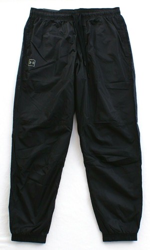 Under Armour Negro UA quien Malla Forrado Viento Pantalones de Hombre Nuevo  Con Etiquetas | eBay