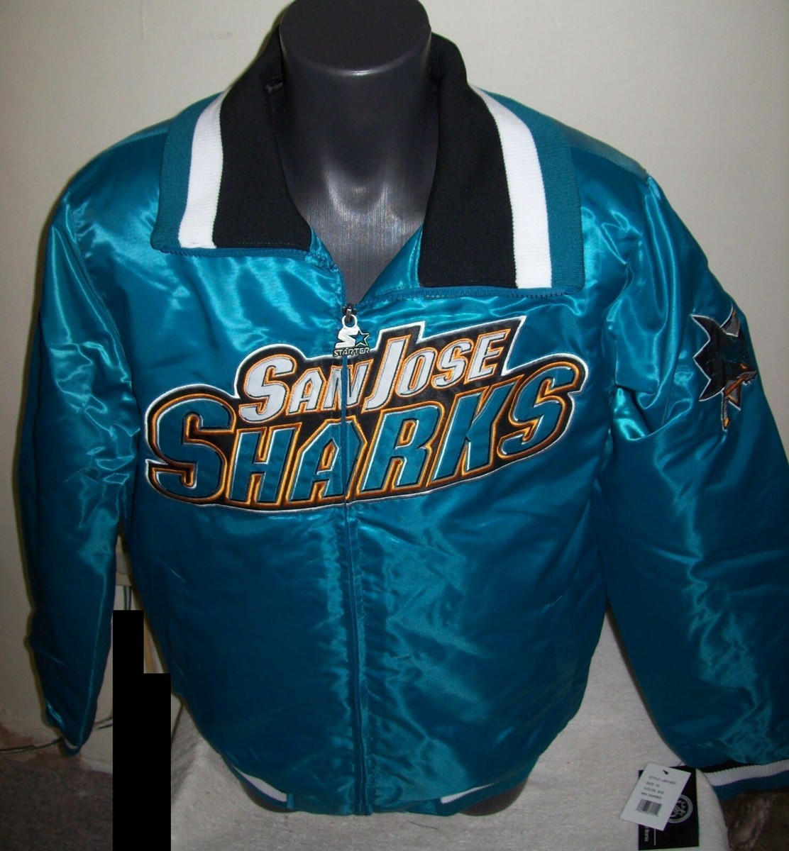 ジャケット・アウター Starter NHL San Jose Sharks Sharks Jacket San Jose Starter NHL Full Zip Jacket TEAL M L XL 2X